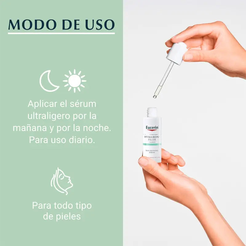 Eucerin Hyaluron Filler Siero perfezionatore della pelle, 30 ml