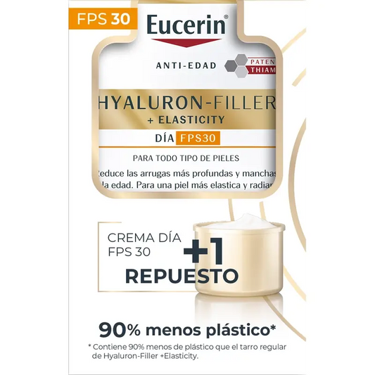 Eucerin Anti-Età Elasticità Confezione Giorno Fps 30, 50 Ml+ Ricarica, 50 Ml
