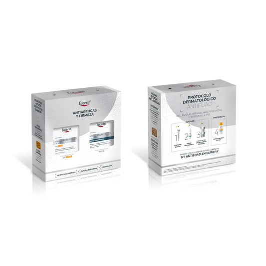 Eucerin Pack Crema Giorno Anti-Età Hyaluron-Filler Fps 30 50Ml + Crema Notte 50Ml