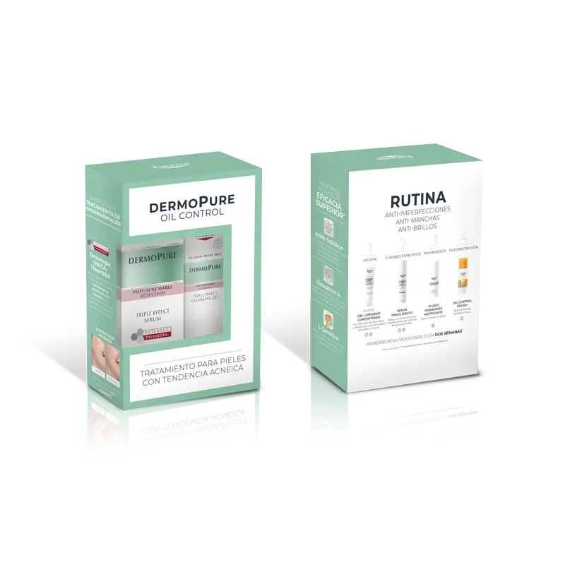 Eucerin Pack Dermopure Siero Triplo Effetto + Gel Concentrato Triplo Effetto 75Ml
