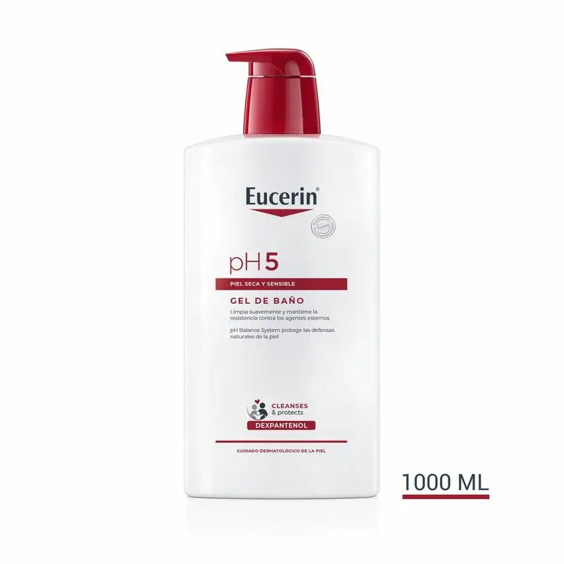 Eucerin Ph5 Gel da bagno, 1000 ml