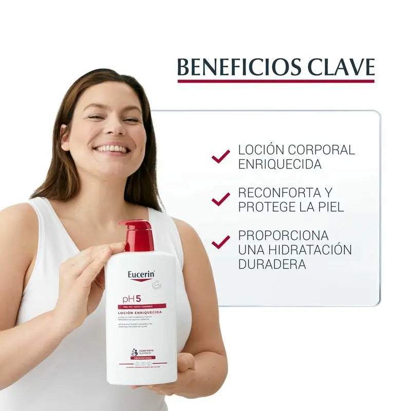 Eucerin Ph5 Lozione arricchita, 1000 ml