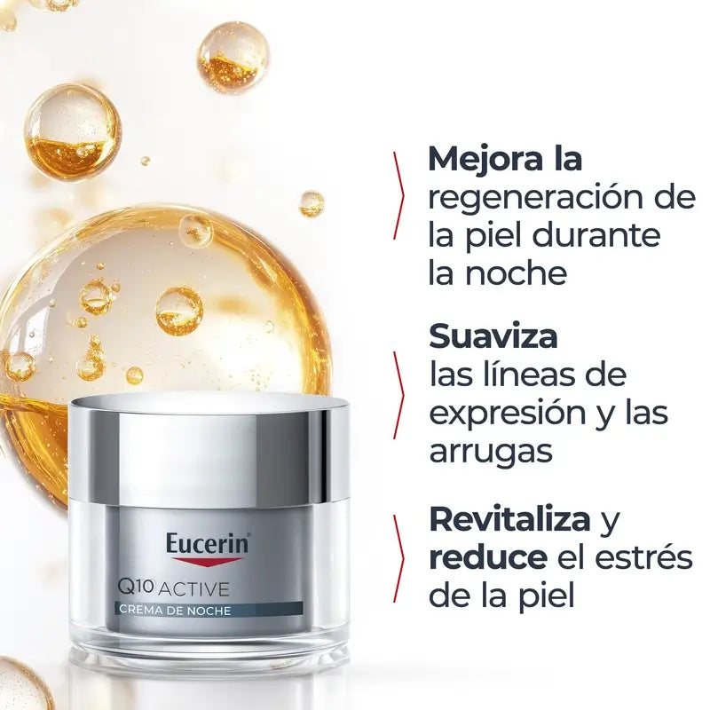 Eucerin Q10 Active Night Cream, 50 ml