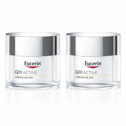 Eucerin Q10 Active Crema da giorno, 50ml, confezione da 2