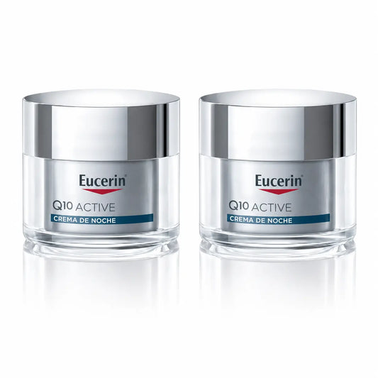 Eucerin Q10 Crema Attiva Notte, 50ml, confezione da 2