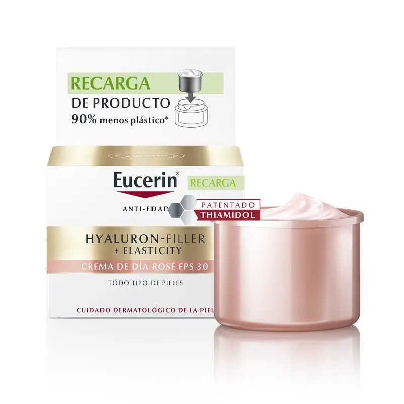 Eucerin Ricarica Crema Giorno Rosé Hyaluron Filler Elasticità , 50 ml