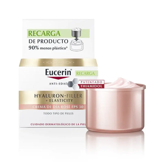 Eucerin Ricarica Crema Giorno Rosé Hyaluron Filler Elasticità , 50 ml