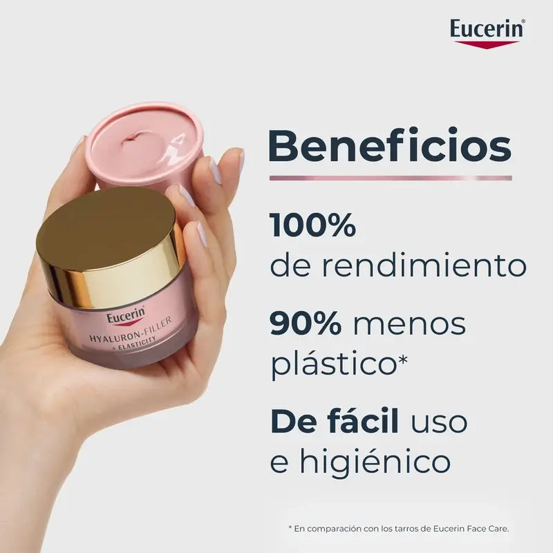 Eucerin Ricarica Crema Giorno Rosé Hyaluron Filler Elasticità , 50 ml
