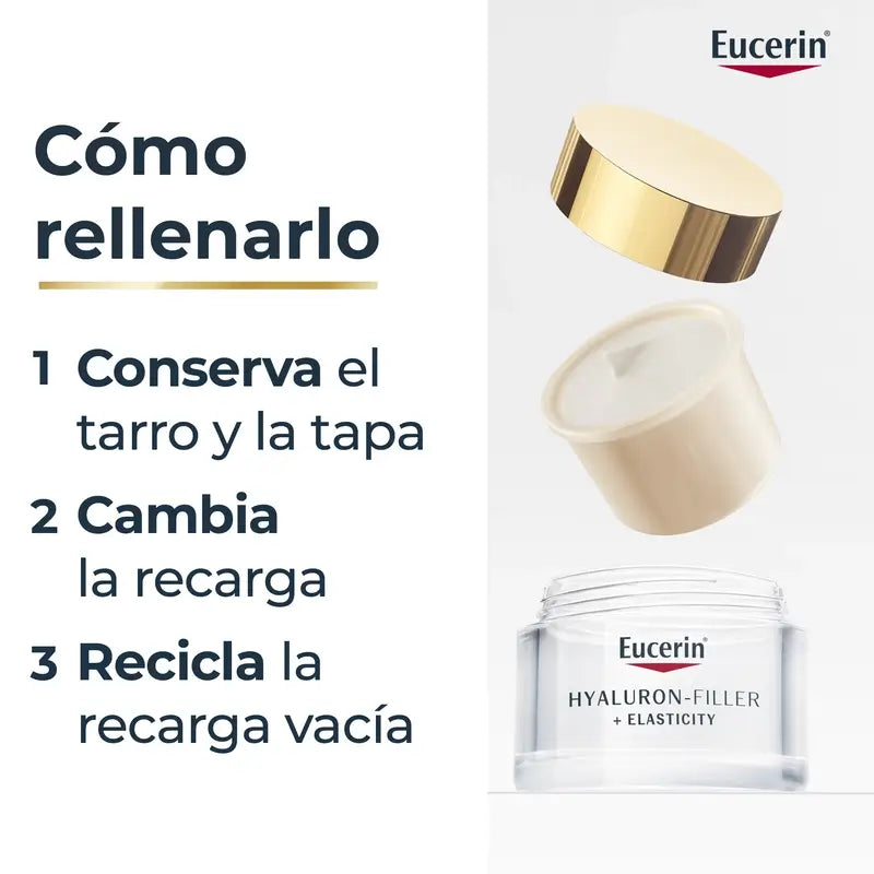 Eucerin Ricarica Crema Giorno Spf30 Hyaluron Filler Elasticità , 50 ml