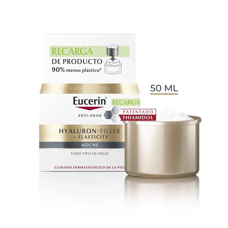 Eucerin Ricarica Hyaluron Filler Elasticità Crema Notte, 50 ml
