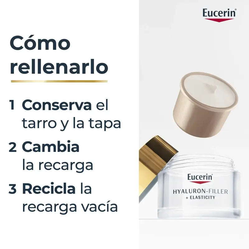 Eucerin Ricarica Hyaluron Filler Elasticità Crema Notte, 50 ml