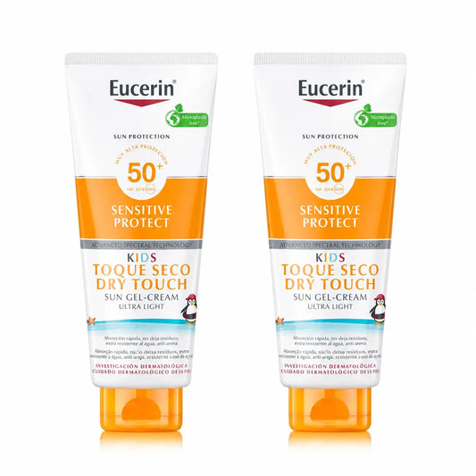 Eucerin Solar Kids Sensitive Protect Gel Crema Spf50+ , 400 Ml , confezione 2