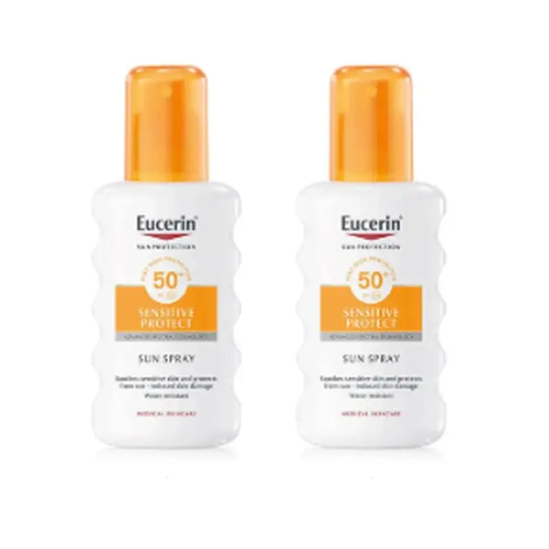 Eucerin Solar Sensitive Protect Spray solare SPF50, 2x200 ml