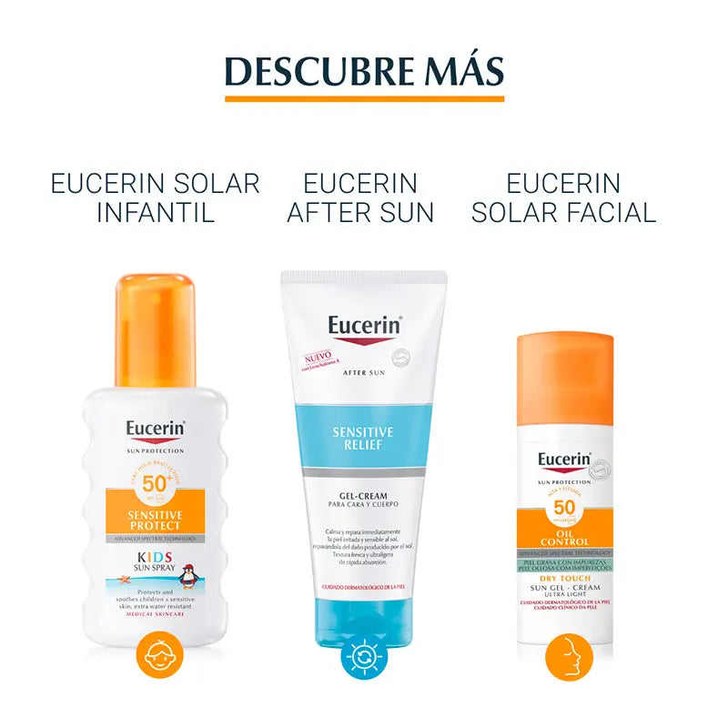 Eucerin Eucerin Dry Touch Spray solare trasparente SPF50+, 200 ml