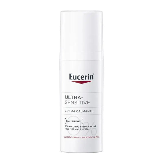 Eucerin Ultra-Sensitive Crema lenitiva per pelle da normale a mista, 50 ml