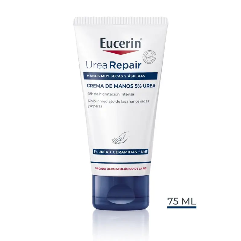 Eucerin Crema mani riparatrice 5% Urea, 75 ml