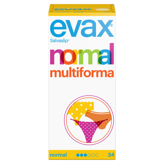 Evax Salvaslip Normal Multiform Protegeslips , 34 unità