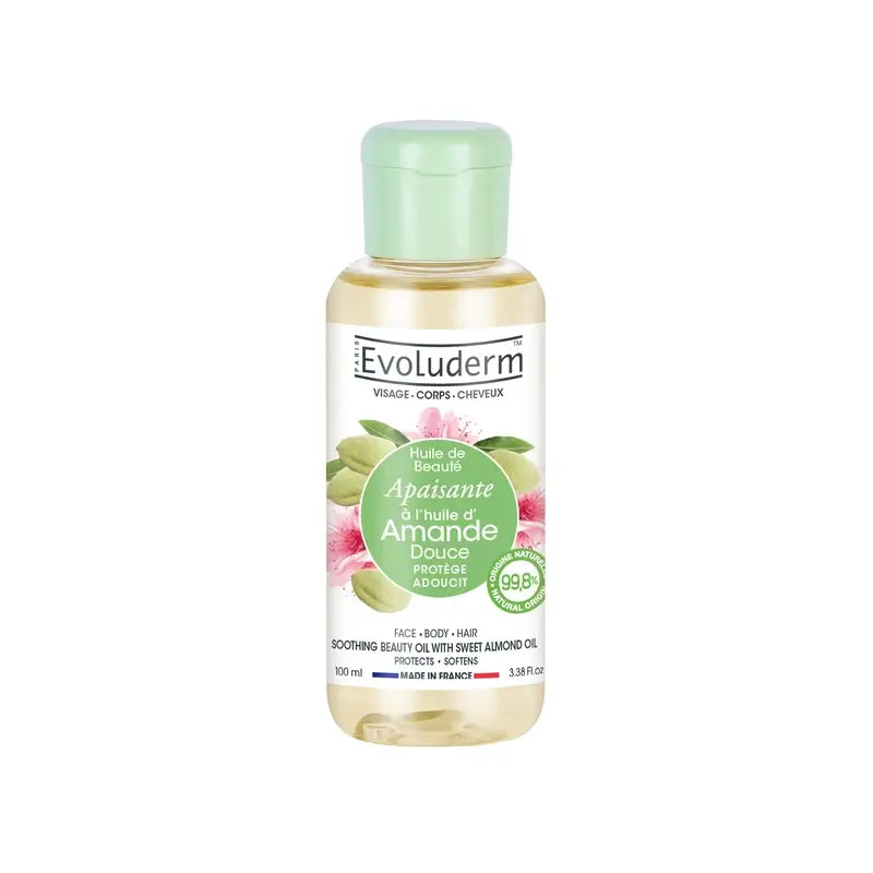 Evoluderm Olio di bellezza con olio di mandorle dolci, 100 ml