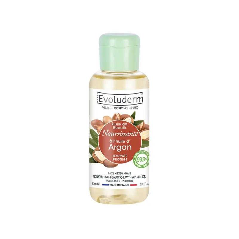 Evoluderm Olio di bellezza con olio di Argan, 100 ml