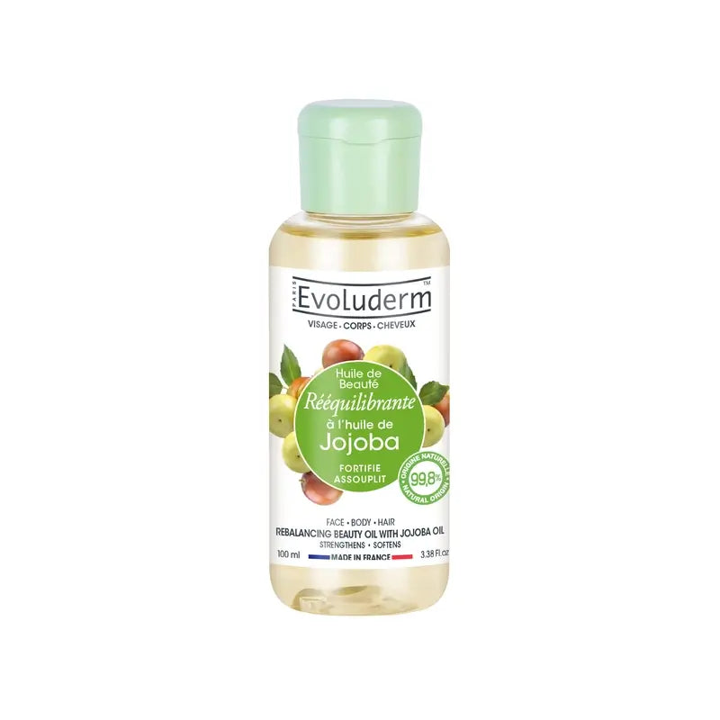 Evoluderm Olio di Bellezza con Olio di Jojoba, 100 ml