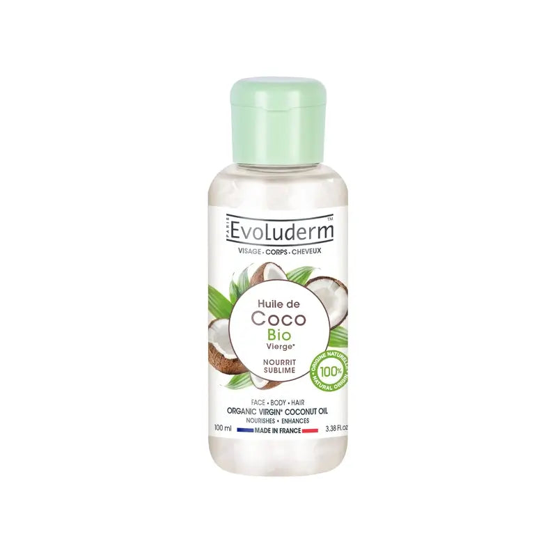 Evoluderm Olio di cocco biologico, 100 ml