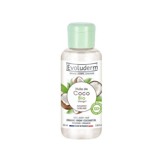 Evoluderm Olio di cocco biologico, 100 ml