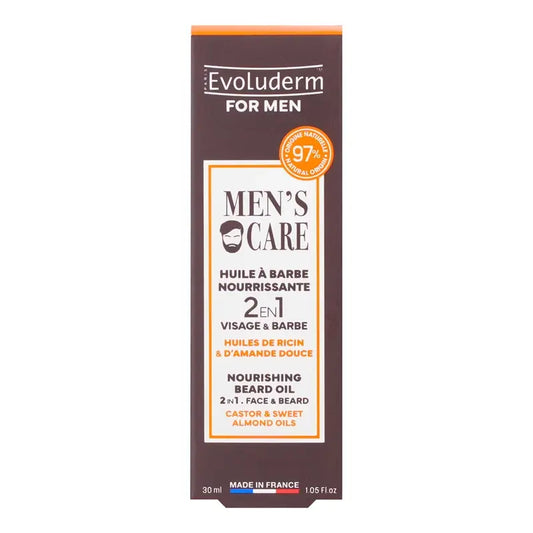 Evoluderm Olio di barba nutriente - Per uomo, 30 ml