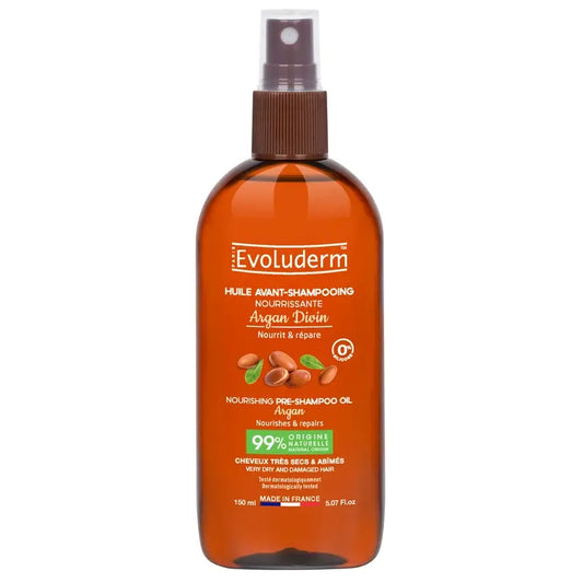 Evoluderm Argan Divin Olio Nutriente Pre-Shampoo, 150 ml