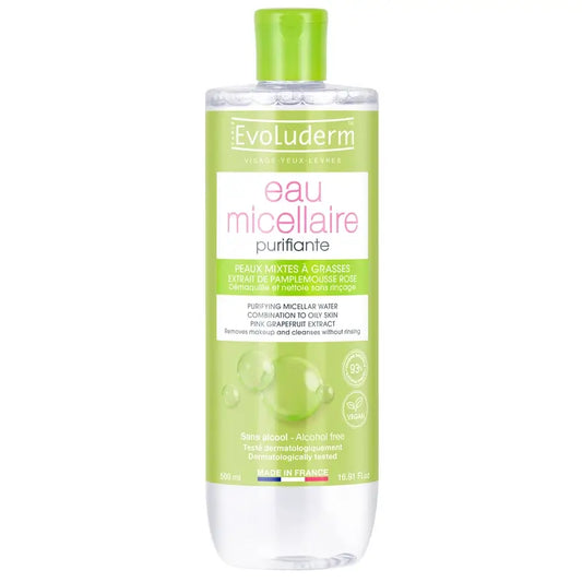 Evoluderm Acqua micellare per pelle mista, 500 ml