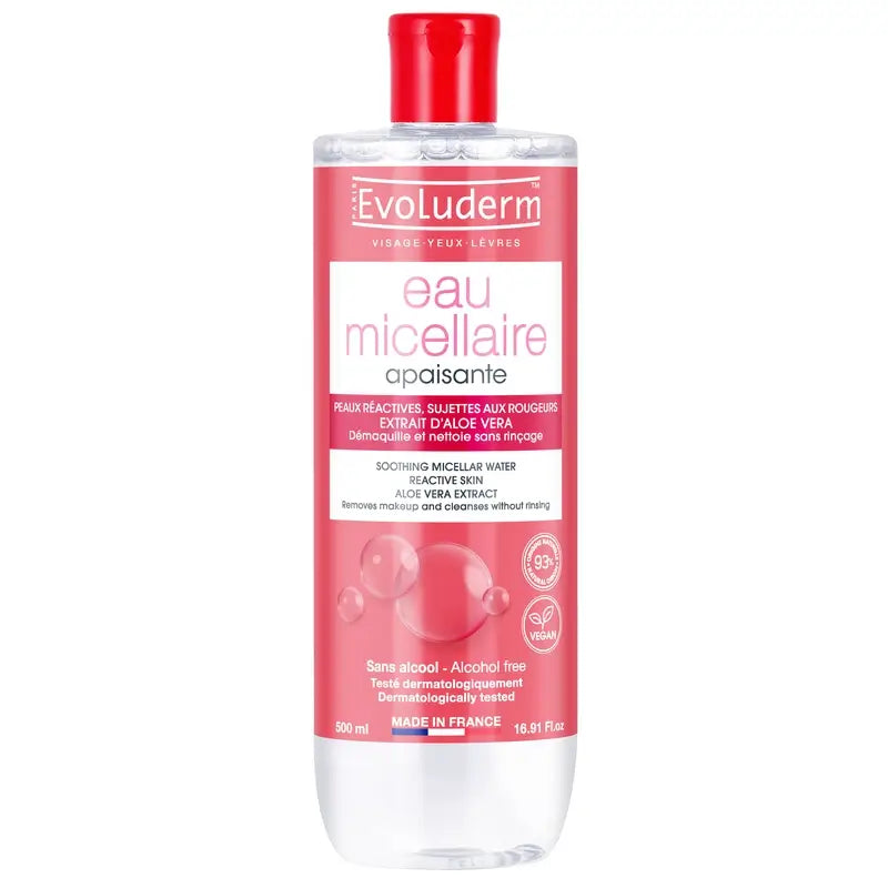 Evoluderm Acqua micellare per pelli reattive, 500 ml