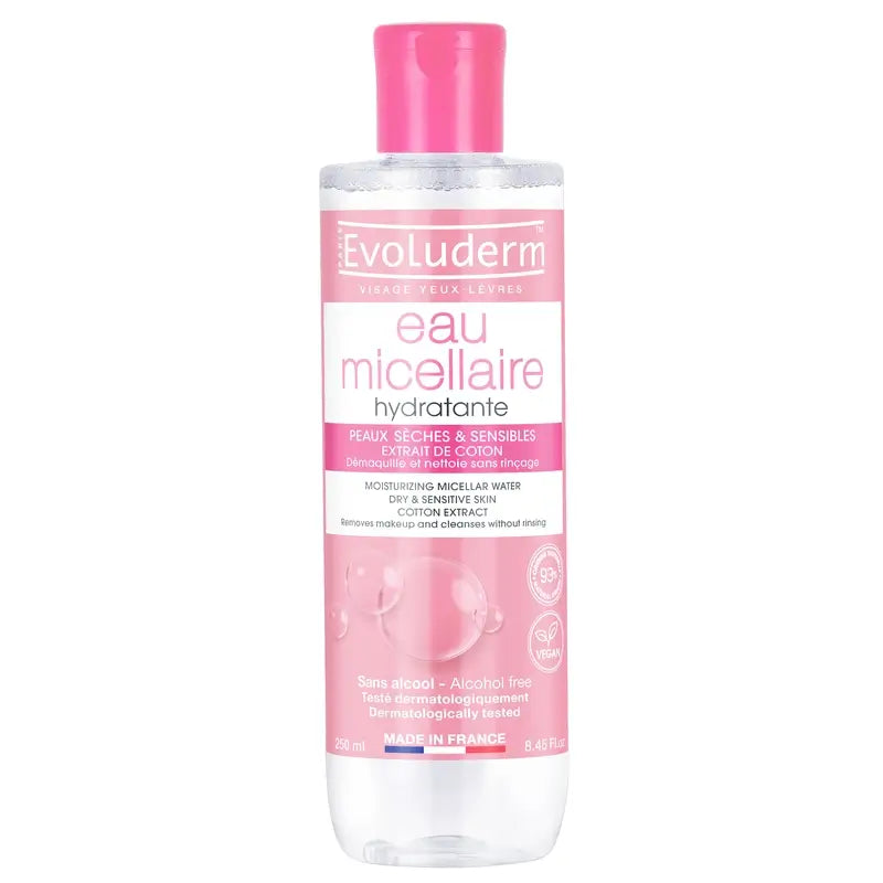 Evoluderm Acqua micellare per pelli secche/sensibili, 250 ml