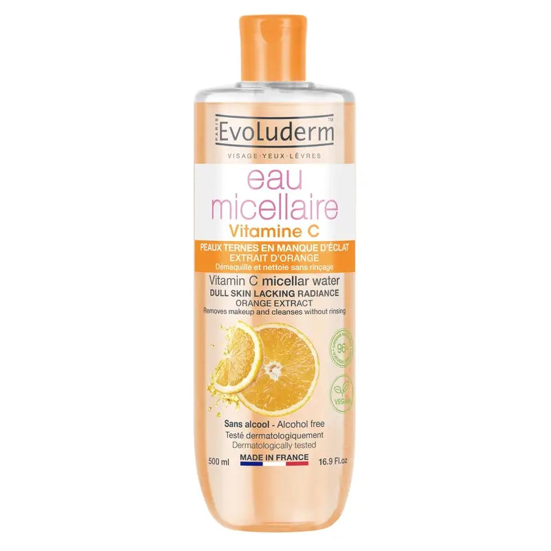 Evoluderm Acqua micellare alla vitamina C, 500 ml