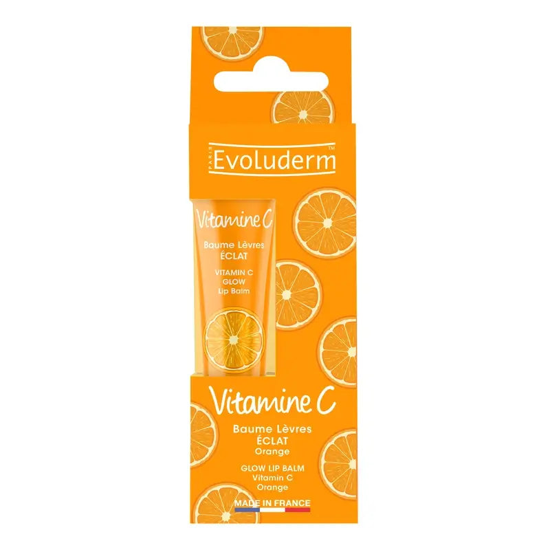 Evoluderm Glow Lip Balm - Arancia / Vitamina C, 15 ml