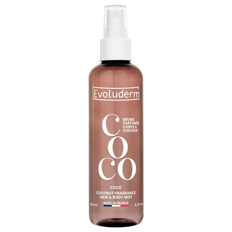 Evoluderm Nebbia per il corpo al cocco, 200 ml