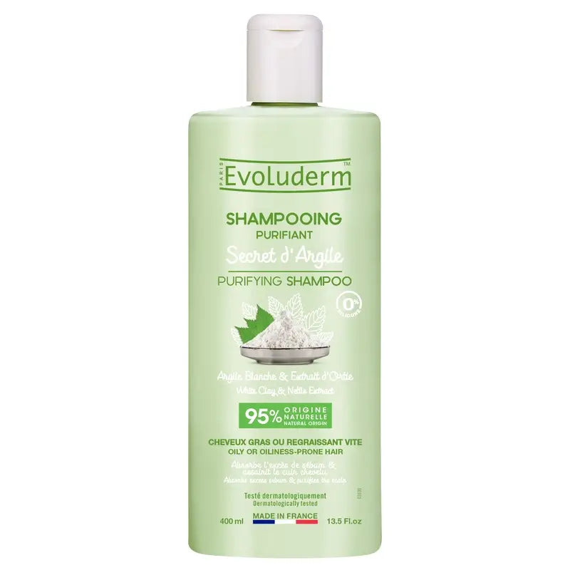Evoluderm Shampoo all'argilla, 400 ml