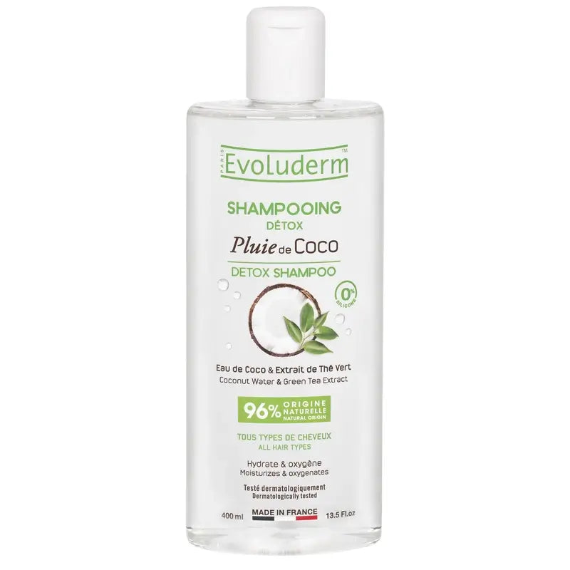 Evoluderm Shampoo detox al cocco, 400 ml