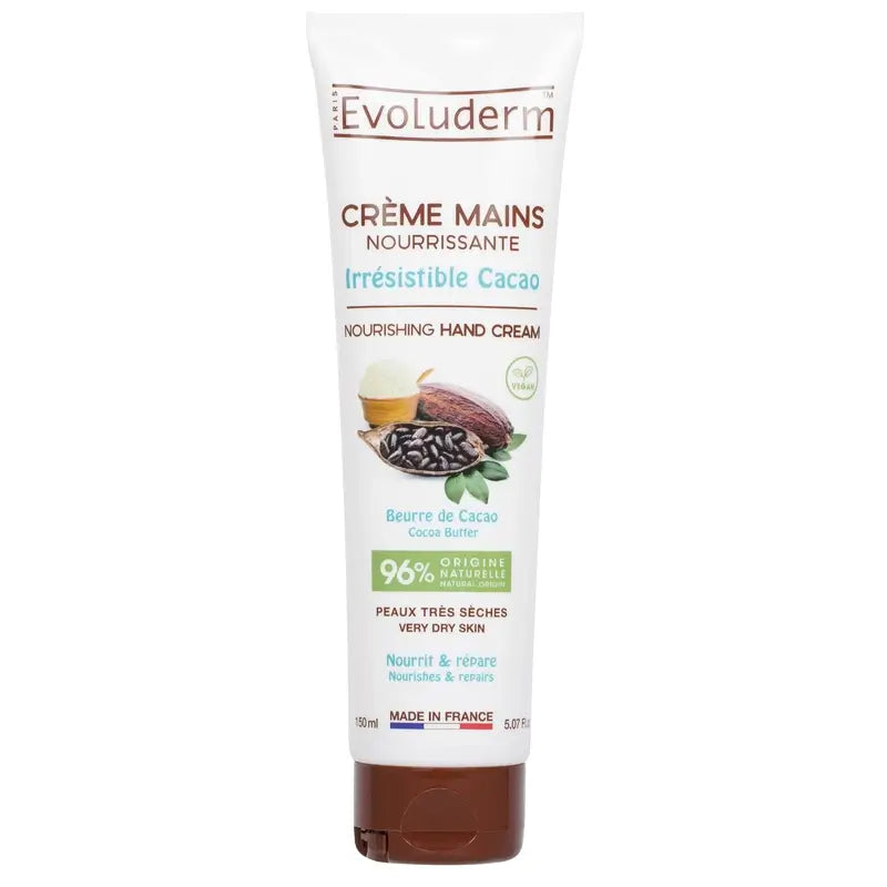 Evoluderm Crema mani al cacao, 150 ml