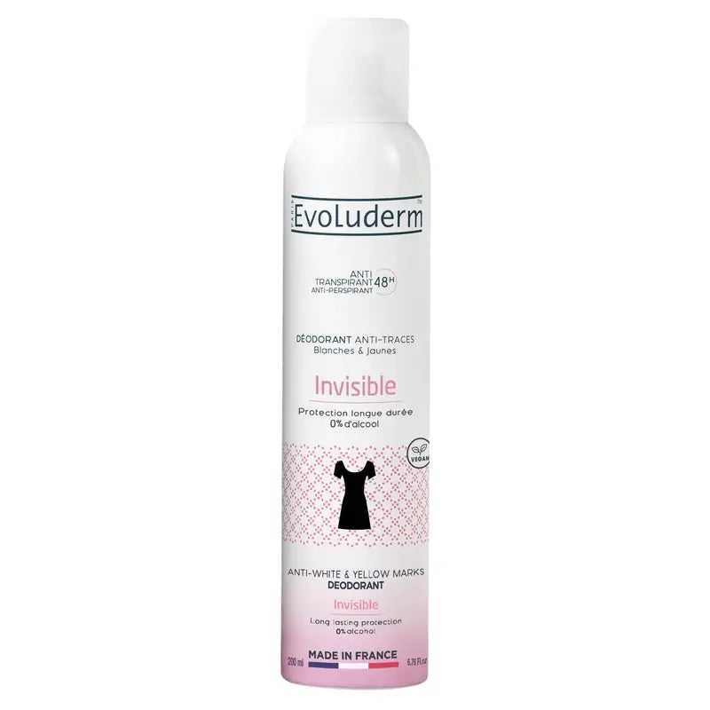 Evoluderm Deodorante Anti-Macchie Bianche e Gialle 48H, 200 ml