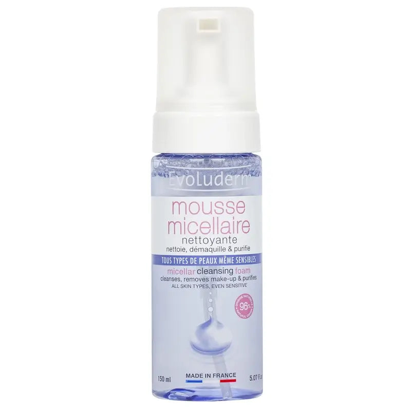 Evoluderm Schiuma Micellare Detergente - Mousse Micellaire, 150 ml
