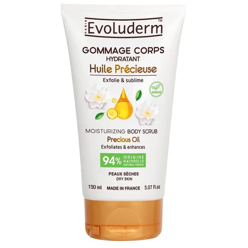 Evoluderm Scrub corpo all'olio prezioso, 150 ml