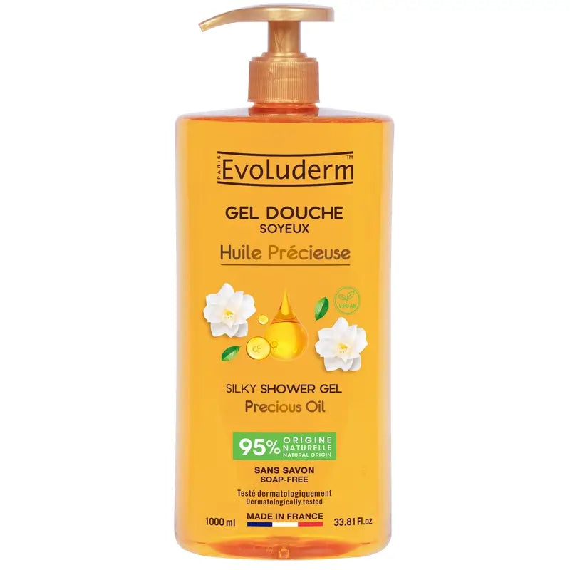 Evoluderm Olio Prezioso Gel Doccia, 1000 ml