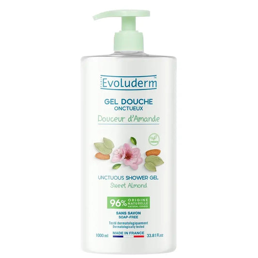 Evoluderm Gel doccia alla mandorla dolce, 1000 ml