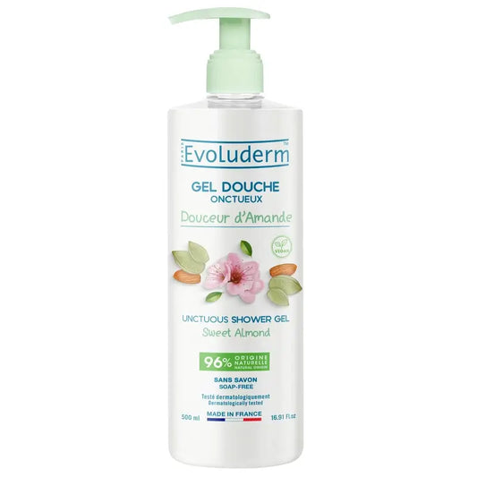 Evoluderm Gel doccia alla mandorla dolce, 500 ml