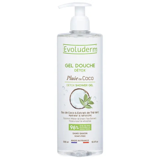 Evoluderm Gel doccia detox al cocco, 500 ml