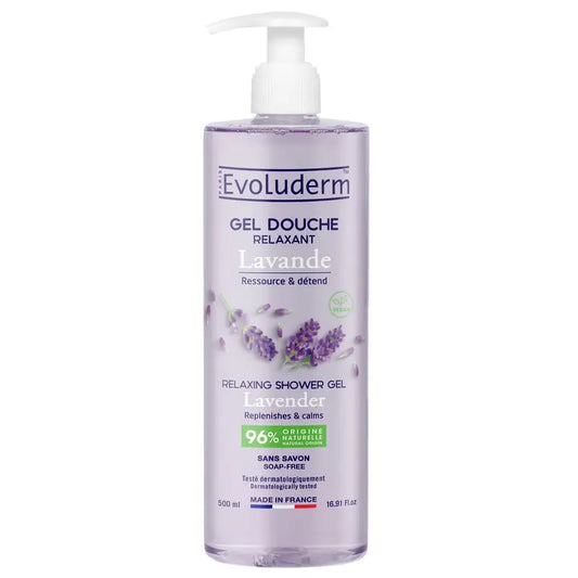 Evoluderm Gel doccia alla lavanda, 500 ml
