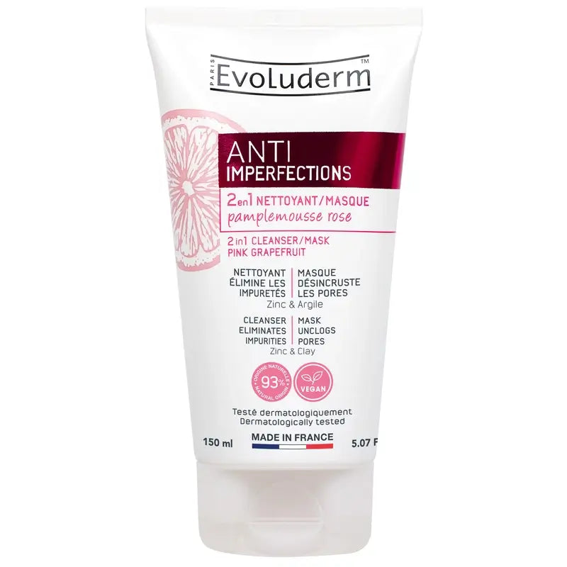 Evoluderm Gel detergente/Maschera 2X1, 150 ml
