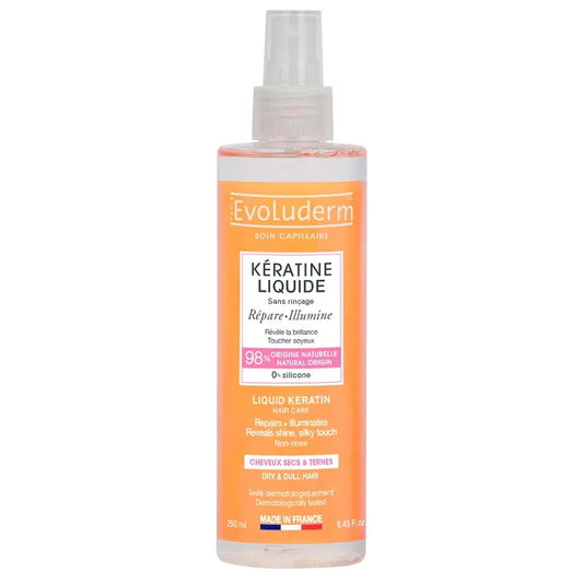 Evoluderm Keratin Dry Hairspray - Cheratina, 250 ml