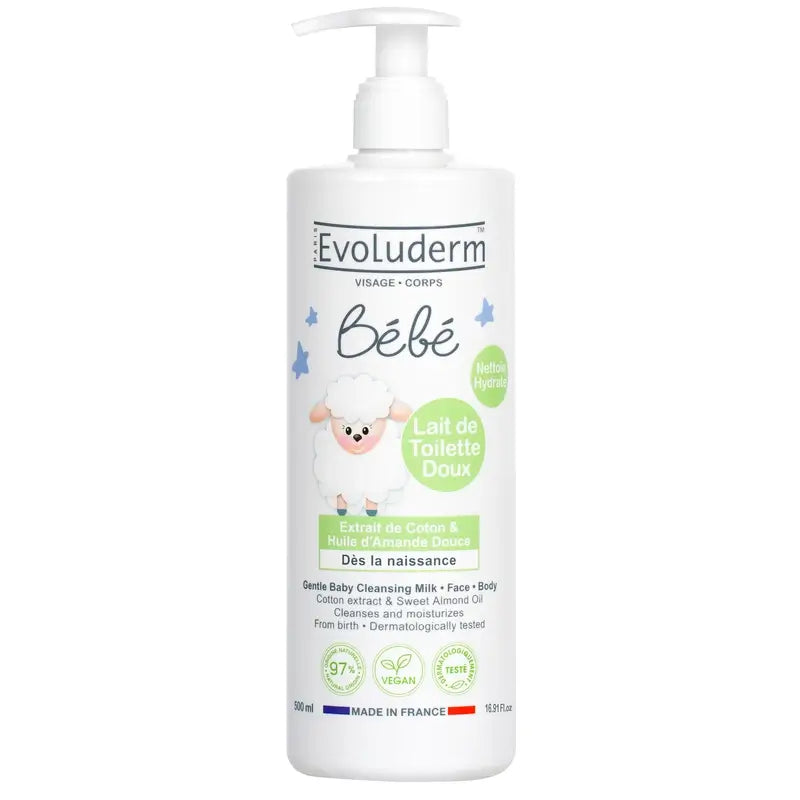 Evoluderm Latte detergente, 500 ml