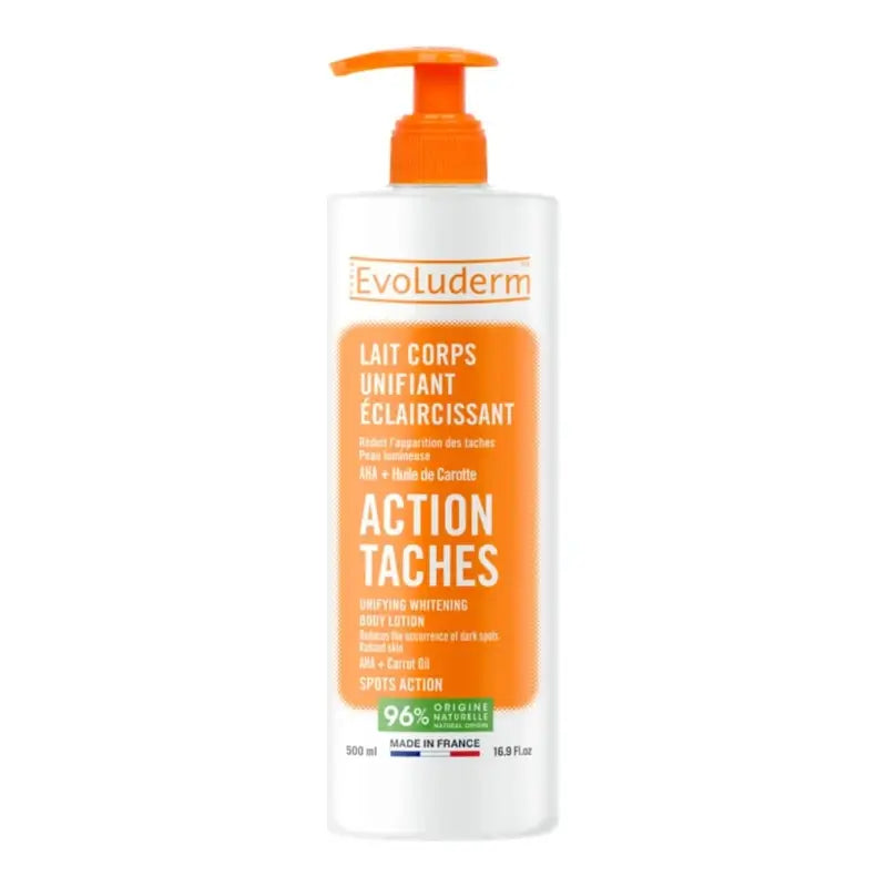 Evoluderm Lozione sbiancante ad azione smacchiante, 500 ml