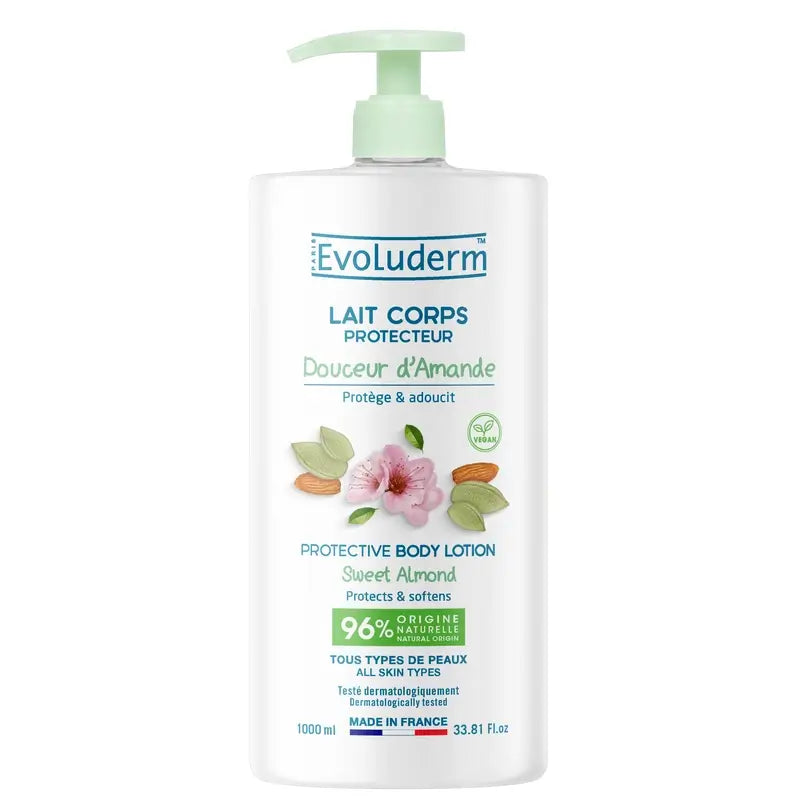 Evoluderm Lozione corpo alla mandorla dolce, 1000 ml
